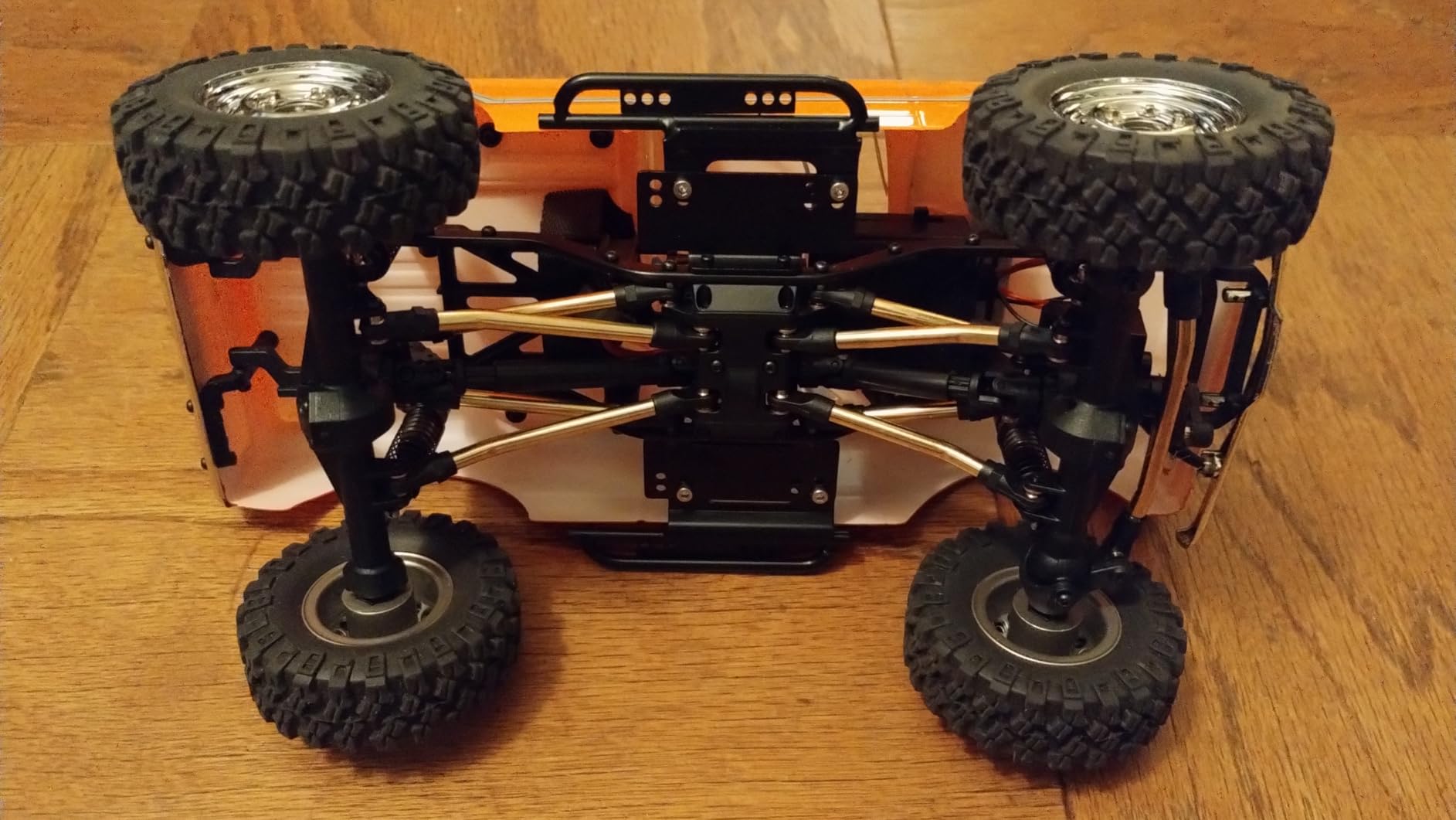 Axial RC Truck 1/24 SCX24 1967 Chevrolet C10 4WD Truck RTR (Comes with Everything Needed to Run), Orange, AXI00001V2T3 customer photo 1