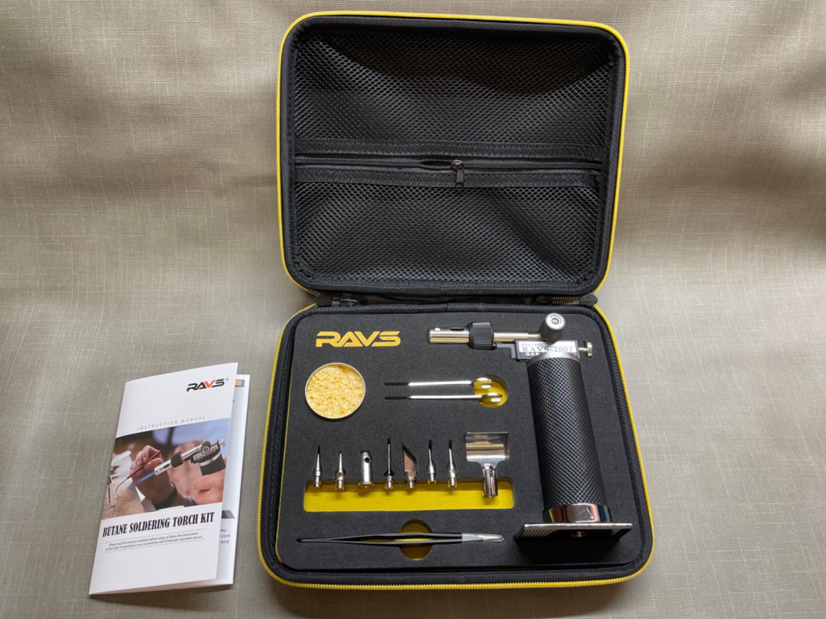 RAVS Butane Soldering Iron Kit Cordless, 14-Piece Multi-Function Butane Torch Kit, Portable Brazing Torch with Adjustable Flame, Without Butane Fuel, Unique Gifts for Dad Husband Men customer photo 2