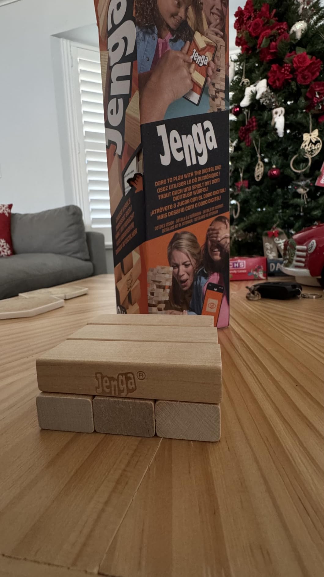Official Hasbro Games Jenga Game | Digital Die for 6 More Ways to Play | Original Wood Block Game | Stacking Tower | Ages 6+ | 1+ Players | Party Games customer photo 2