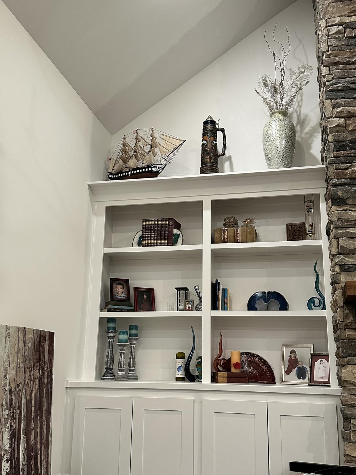 SAILINGSTORY Wooden Model Ship USS Constitution 1/225 Scale Replica Ship Model Sailboat Decor customer photo 1