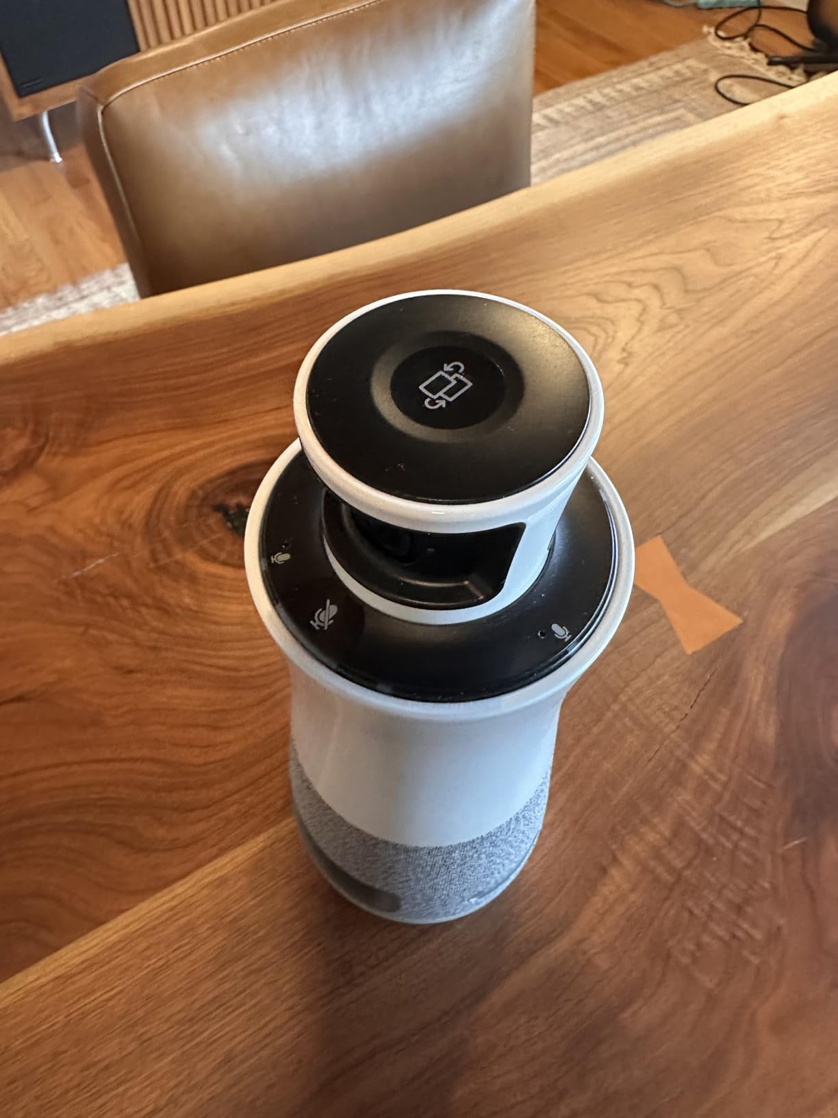 RICOH Meeting 360-360° Conference Room Camera - AI-Powered - Active Speaker Focus - USB-C Bus Powered - Zoom Certified - Works with Microsoft Teams, Google Meet, Cisco Webex customer photo 2