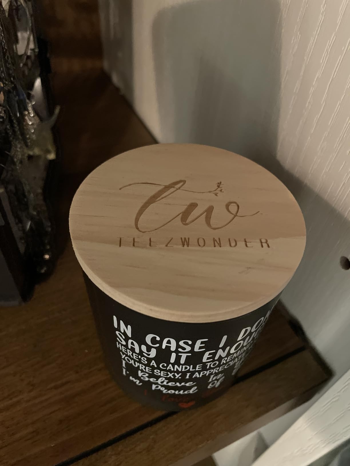 TEEZWONDER Anniversary Wedding Gifts for Him Her - Long Lasting Vanilla Lavender Candle 10 oz - Romantic Gifts for Couples, Wedding Gift for Women Men, Boyfriend Husband Birthday Gift Ideas customer photo 2