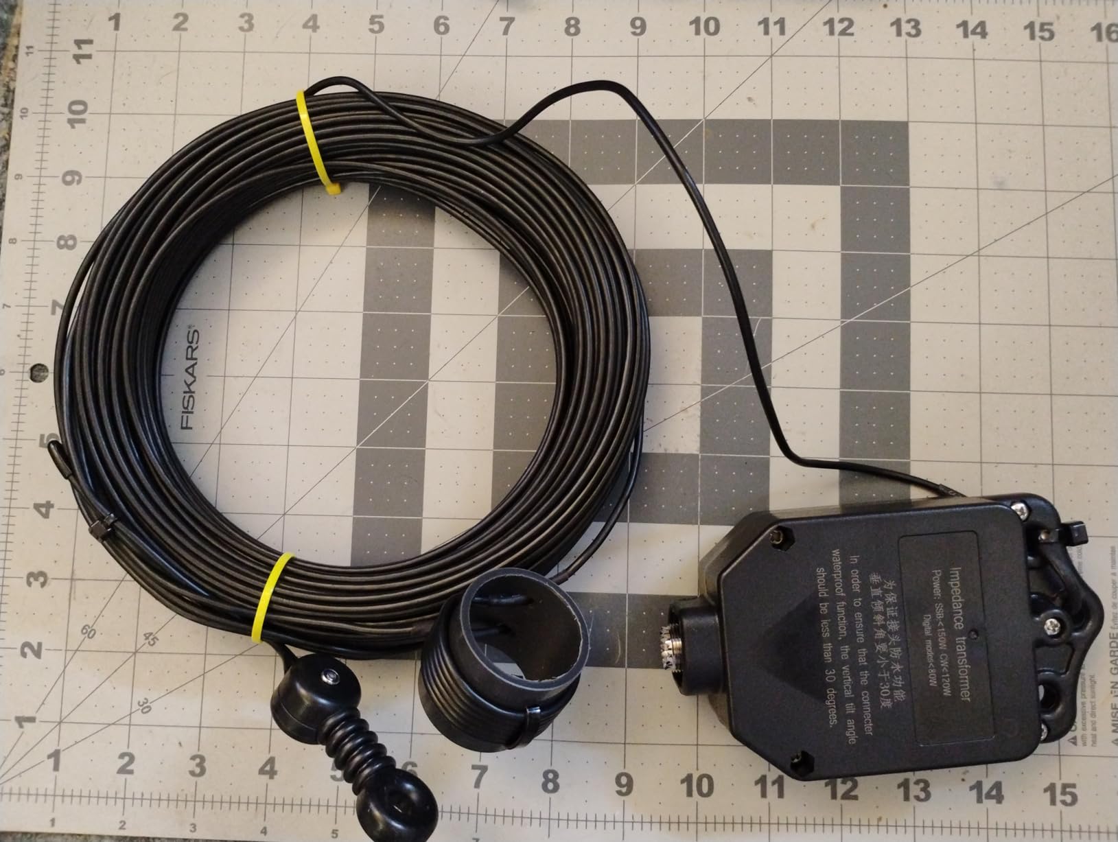 JYR8010-150W End Fed Half Wave Antenna for Ham Radio 8 Band 10m 12m 15m 17m 20m 30m 40m 80m Long Wire Antenna, 1:64 Balun No Tuning Great for POTA/SOTA customer photo 2
