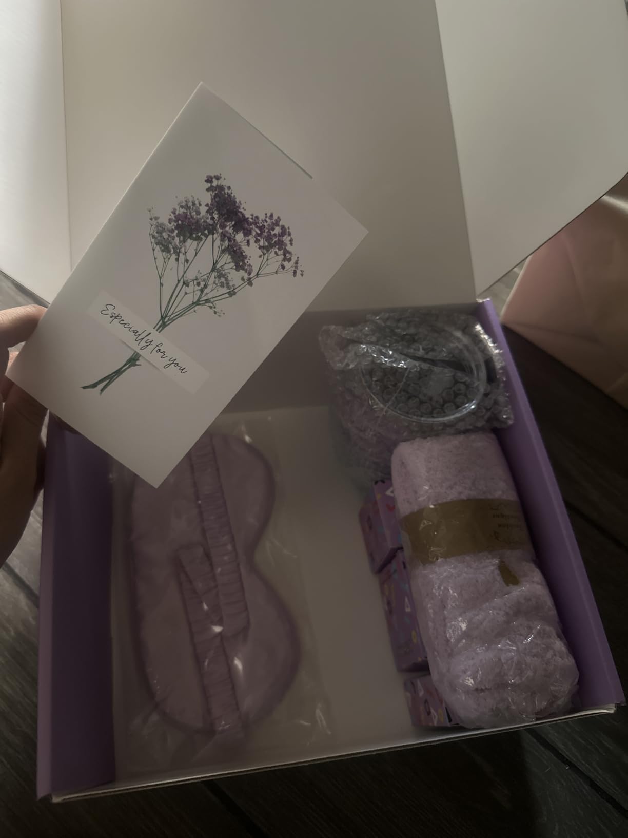 Birthday Gifts for Women Mom Her Friend Sister Wife Grandma, Self Care Gift Get Well Relaxing Spa Gift Basket Set customer photo 2