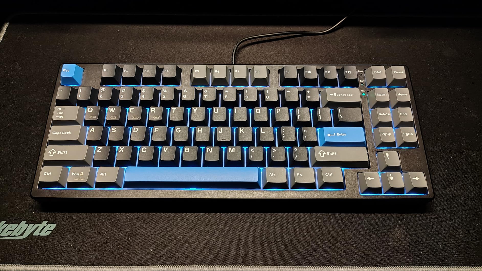 Kisnt KN85 Wireless Mechanical Gaming Keyboard, 75% Layout with RGB Backlit, Custom Hot Swappable, Creamy Sound, Bluetooth/2.4GHz/USB-C Compatible with Windows/Mac/PC(Retro Beige,Linear Switch) customer photo 2