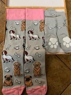 Cavertin Dog and Owner Matching Socks Set, Gifts for Dog Lovers Women & Men, Funny Dog Dad & Dog Mom Gifts with Gift Box customer photo 2