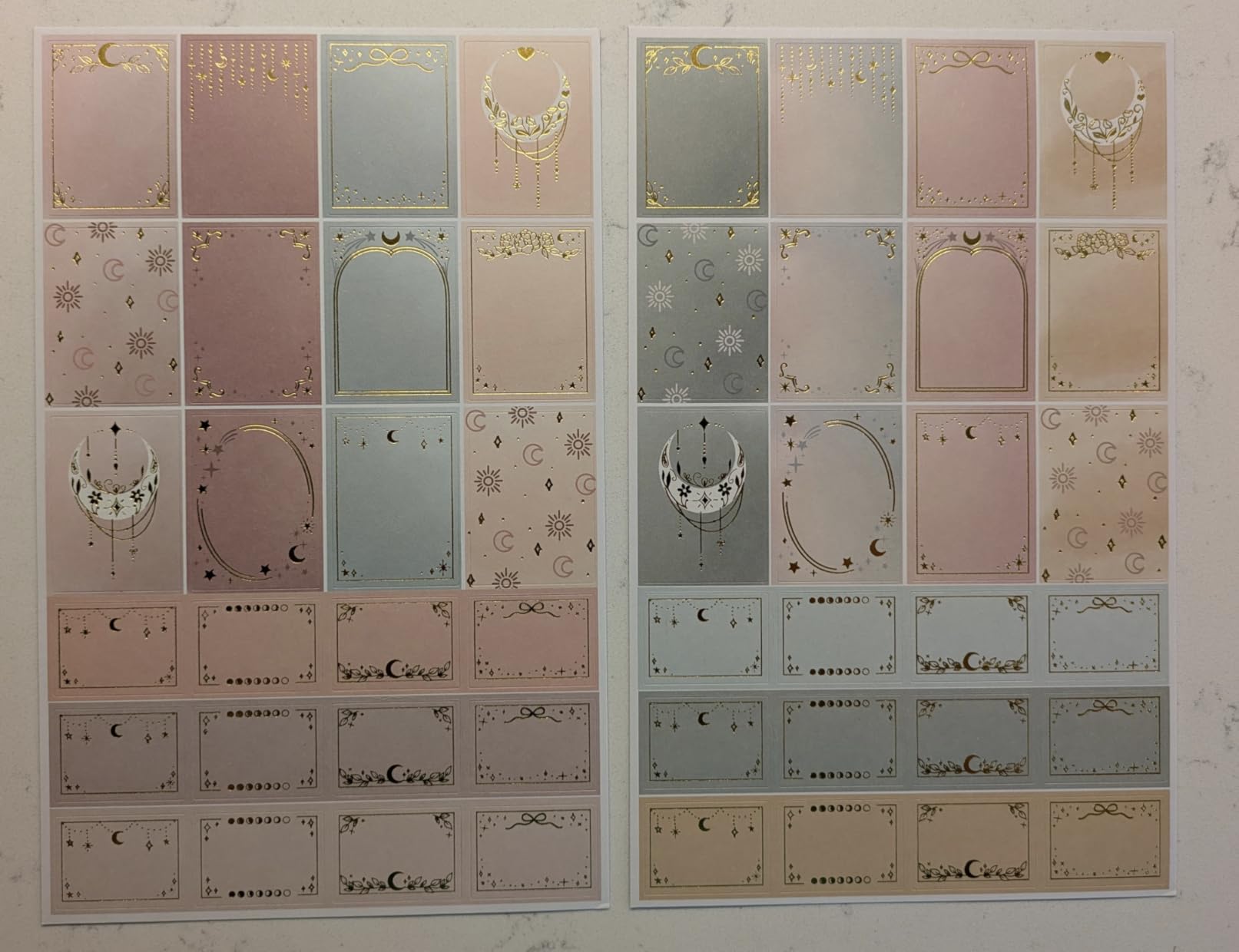 bloom daily planners x Simply Gilded Aesthetic Neutral Planner Stickers (8 Sheets / 435 Stickers) - Bohemian Variety Pack with Gold Foil for Decorating, Planning, Scrapbooking customer photo 1