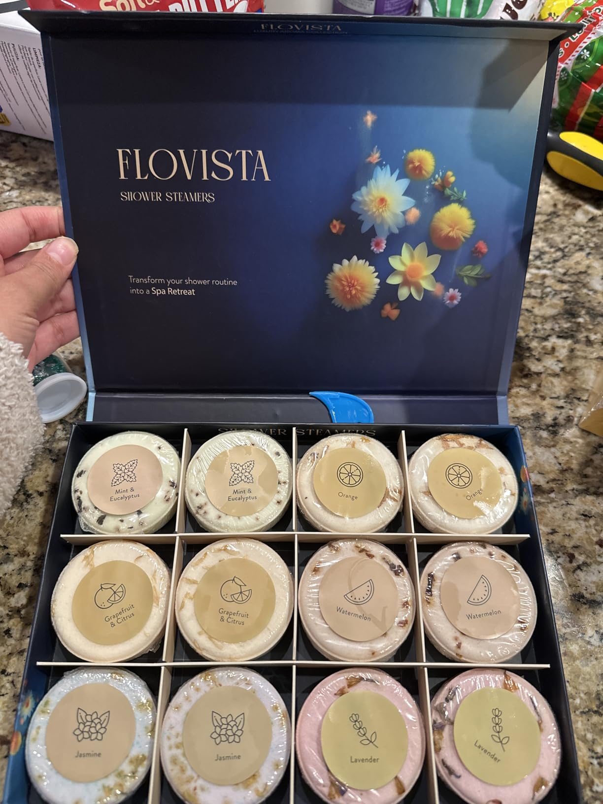 Gifts for Women, Aromatherapy Shower Steamers - 12-Pack Self Care & Spa Birthday Gifts for Women, Relaxation & Stress Relief, Bath Shower Bombs with Lavender & Eucalyptus Essential Oils customer photo 1