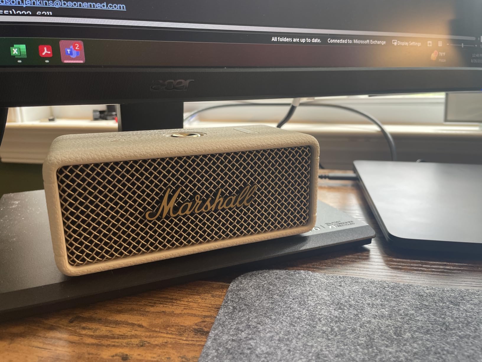 Marshall Emberton III Portable Bluetooth Speaker - Rugged Waterproof IP67 Design | Loud Stereo Sound, Deep Bass with 32+ Hr Playtime customer photo 2