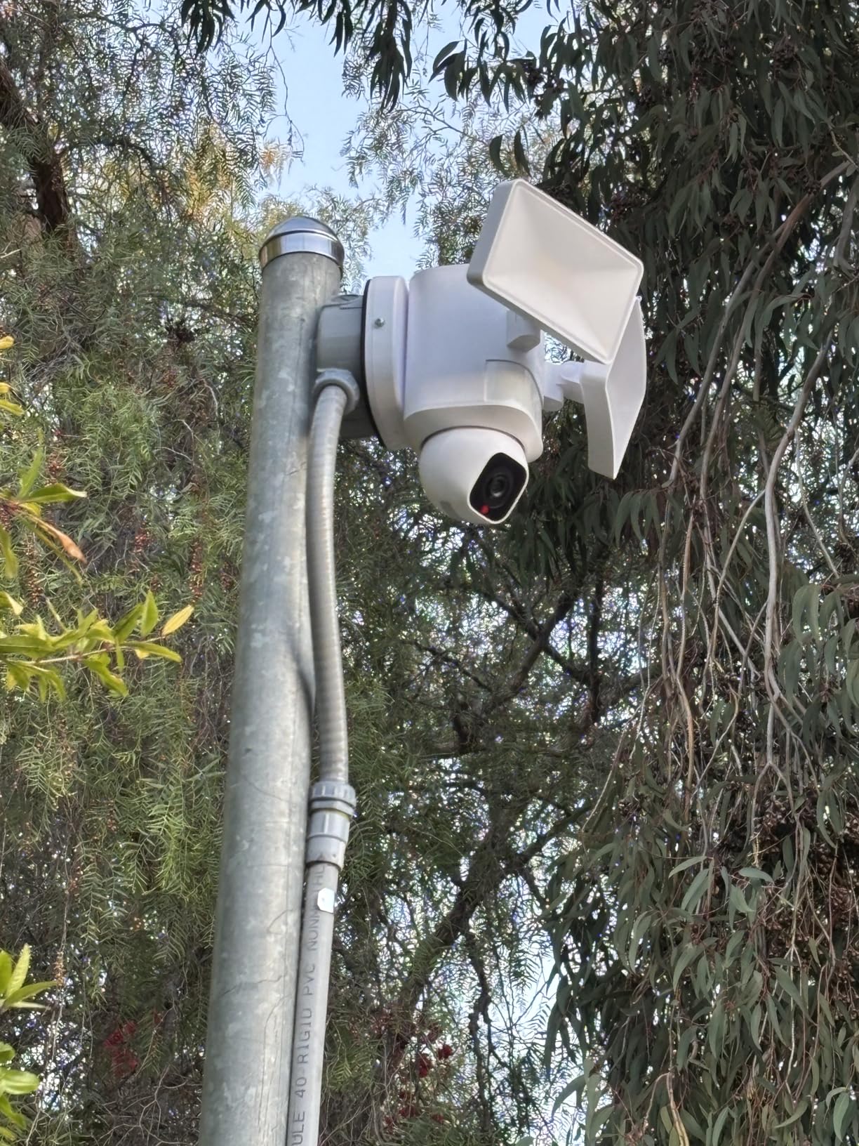 eufy Security Floodlight Camera E30, Security Camera Outdoor, 360° Pan and Tilt, AI Detection and Tracking, 2K Video, 2.4GHz Wi-Fi, 2,000 Lumens, Built-in Siren, 24/7 Recording, No Monthly Fee customer photo 1