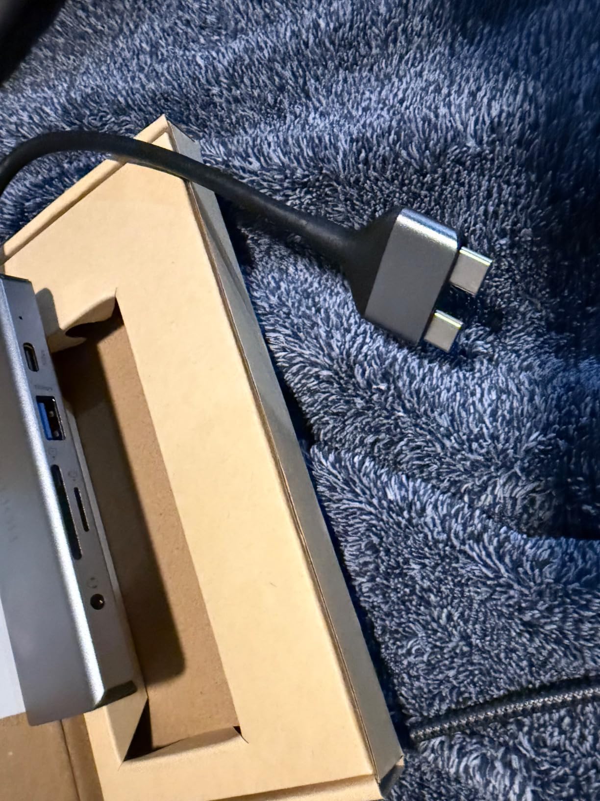 9 in 2 MacBook Air Adapter USB C Hub Triple Display for MacBook Pro Air Mac, MacBook Pro Docking Station 4K HDMI Dock with 100W PD,USB 3.0,SD/TF Card Reader,3.5mm Audio customer photo 2