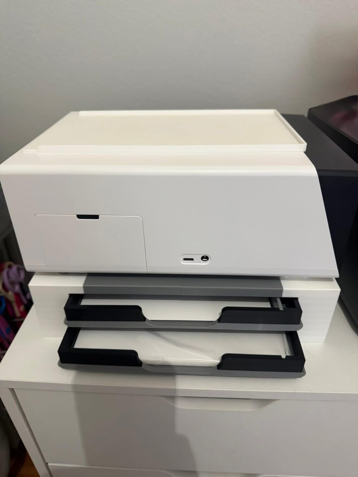 Liene PixCut S1 Color Sticker Printer & Cutting Machine - All-in-One Sticker Maker for DIY Crafts, Custom Labels & Gifts. Thermal Dye-Sublimation Photo Printer, 300 DPI, Precise AI Auto-Cutting customer photo 1