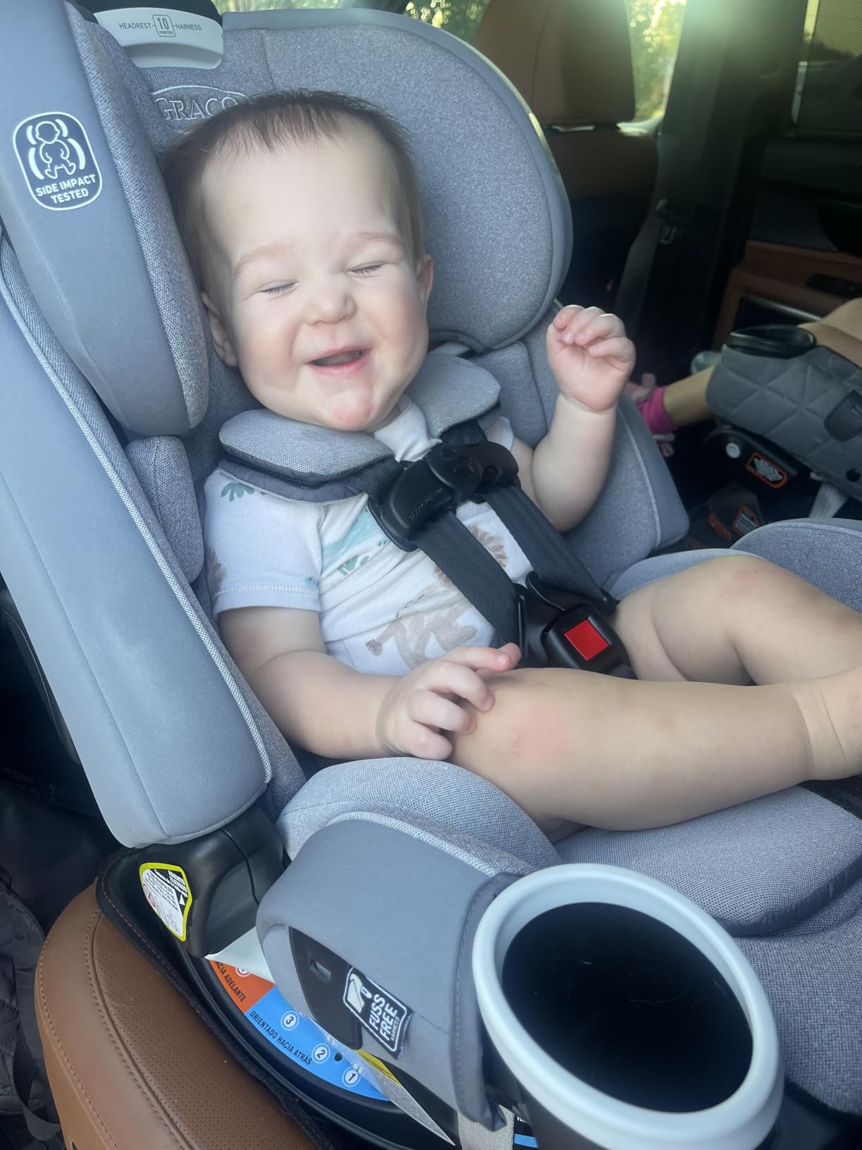 Graco 4Ever DLX 4-in-1 Car Seat, Charlie| Infant to Toddler Car Seat, with 10 Years of Use | Rear-Facing, Forward-Facing and Booster Modes customer photo 2