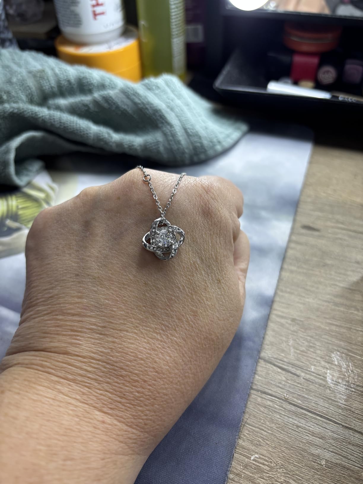 Thank You Necklace Maid Of Honor, To My Maid Of Honor Necklace, Bridesmaid Necklace Gifts, Maid Of Honor Gifts From Bride, Necklace Gift For Maid Of Honor, Bridesmaid Gifts From Bride customer photo 2