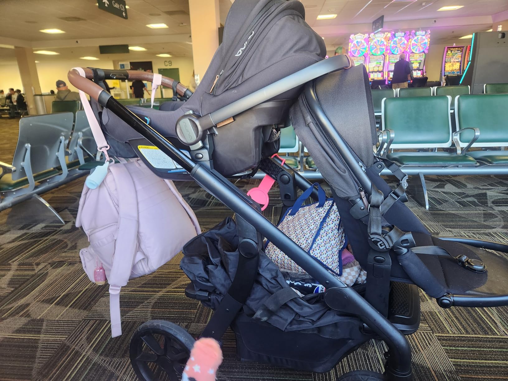 Momcozy ChangeGo Baby Stroller, Convertible Single-to-Double-to-Wagon Stroller with 23 Configurations, Carry-cot and Seat Included, Large PU Wheels, All-Wheel Suspension ＆ Extendable UPF50+ Canopy customer photo 2