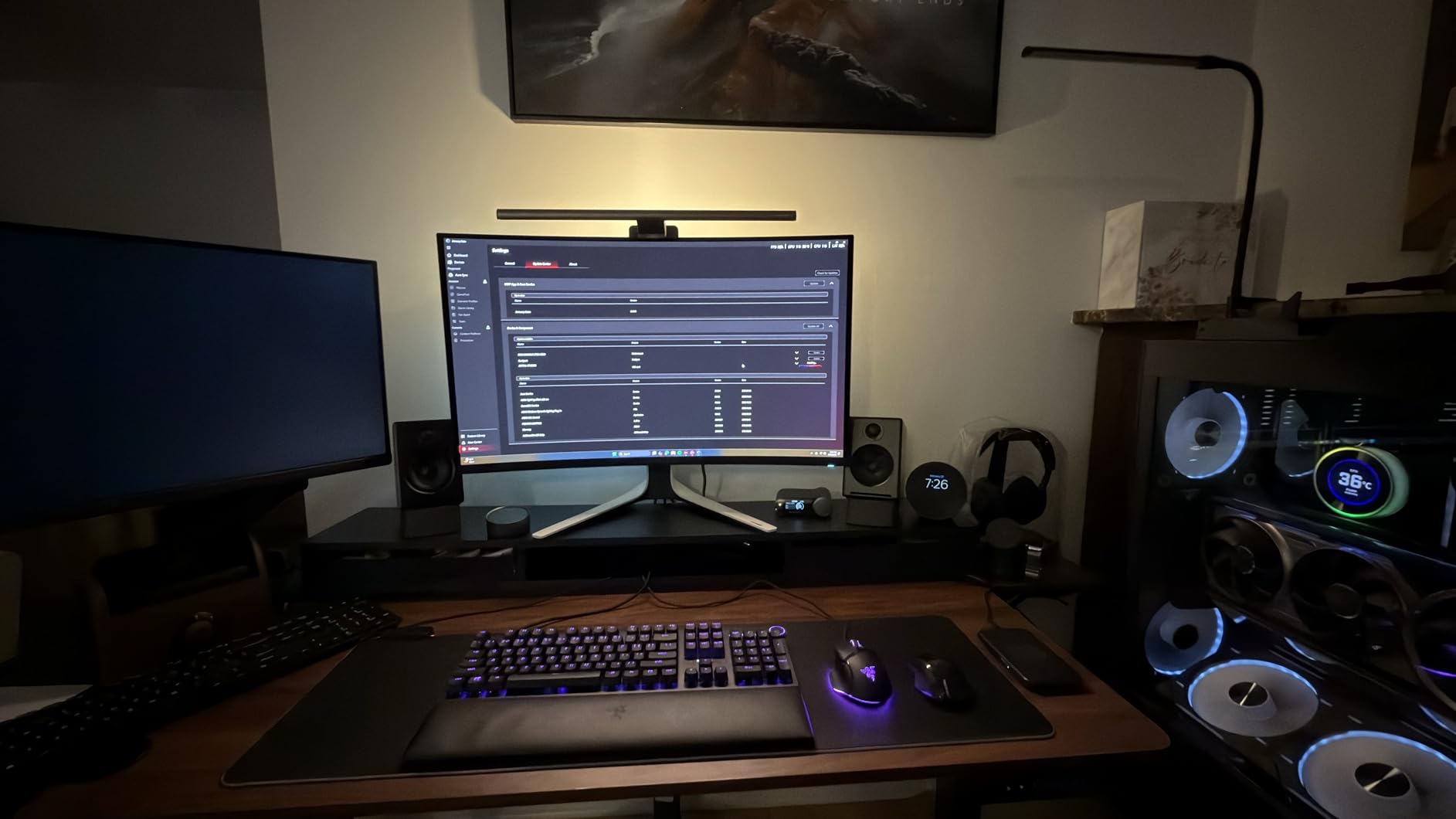 BenQ ScreenBar Halo 2 LED Monitor Light Bar - Wireless Controller, Backlight, Motion Sensor, Adjustable Brightness/Color Temperature, Eye-Care, No Screen Glare, Fits Curved Monitor customer photo 1