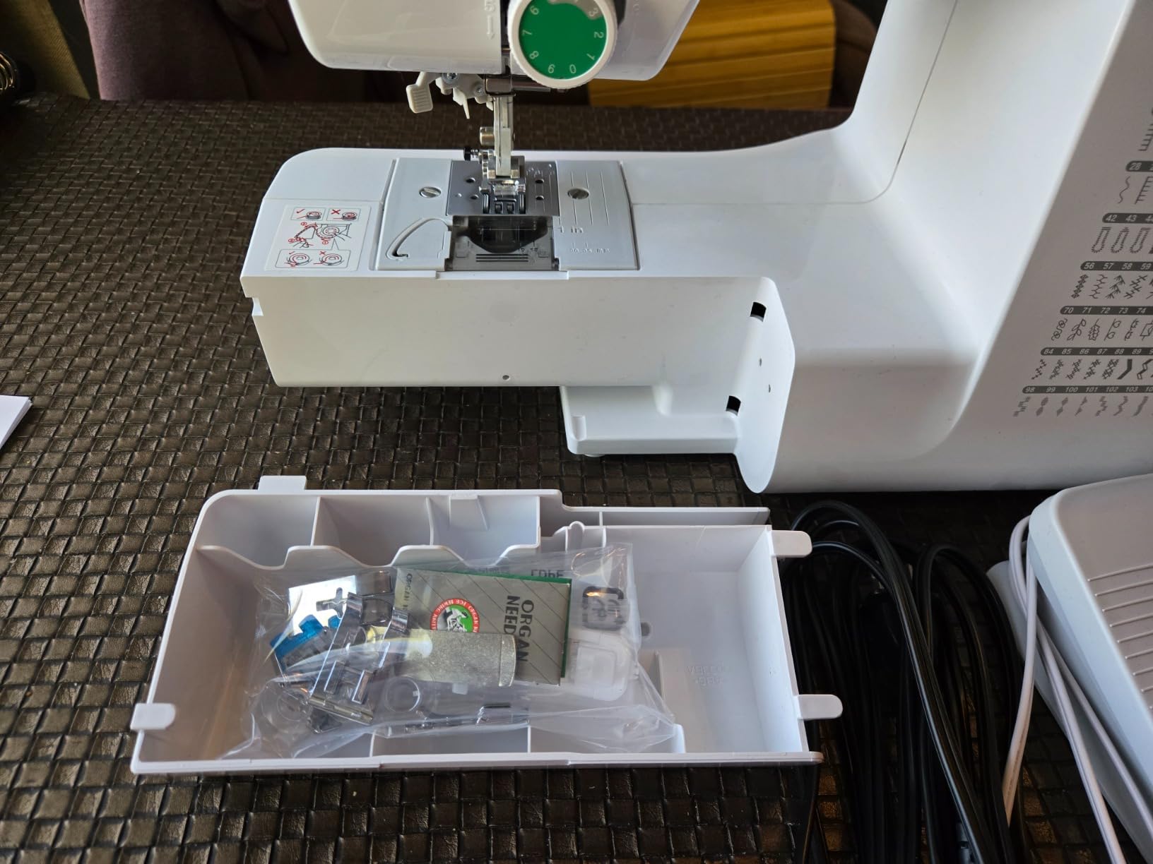 Brother CE1155 Computerized Sewing Machine, 110 Built-in Stitches, LCD Display, 7 Included Feet customer photo 2