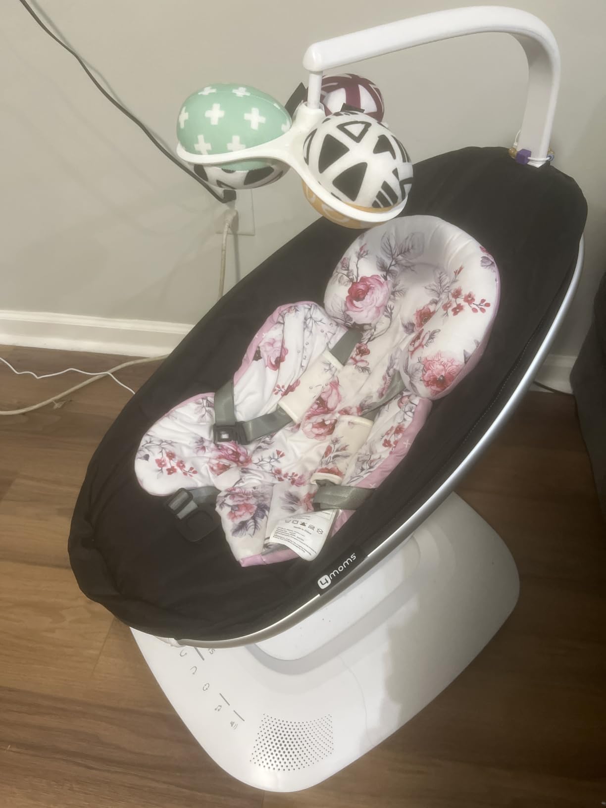 4moms MamaRoo Multi-Motion Baby Swing, Bluetooth Enabled with 5 Unique Motions, Birch customer photo 1