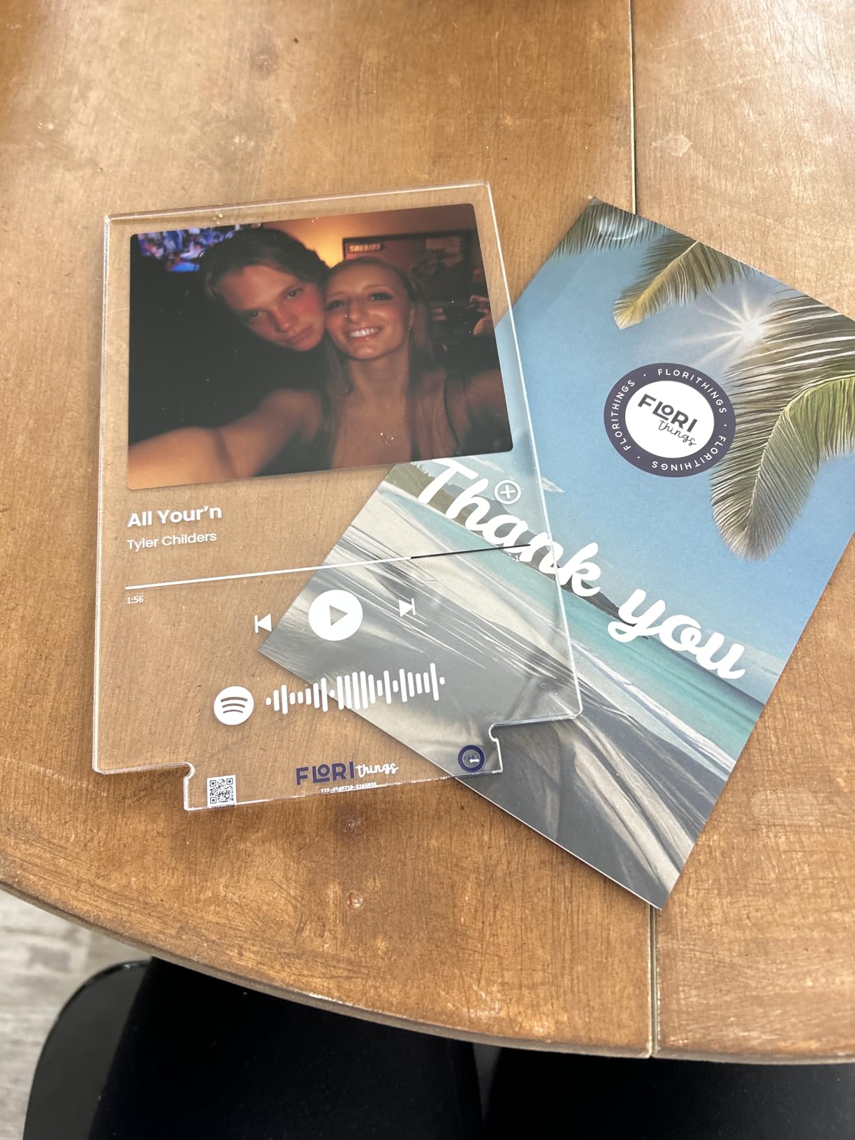 Custom Music Plaque - Personalized Acrylic Song Plaque/Glass Album Cover/Present for Girlfriend - Customized Music Sign - Long Distance Gifts - Couple Present for Her/Him/Boyfriend customer photo 2