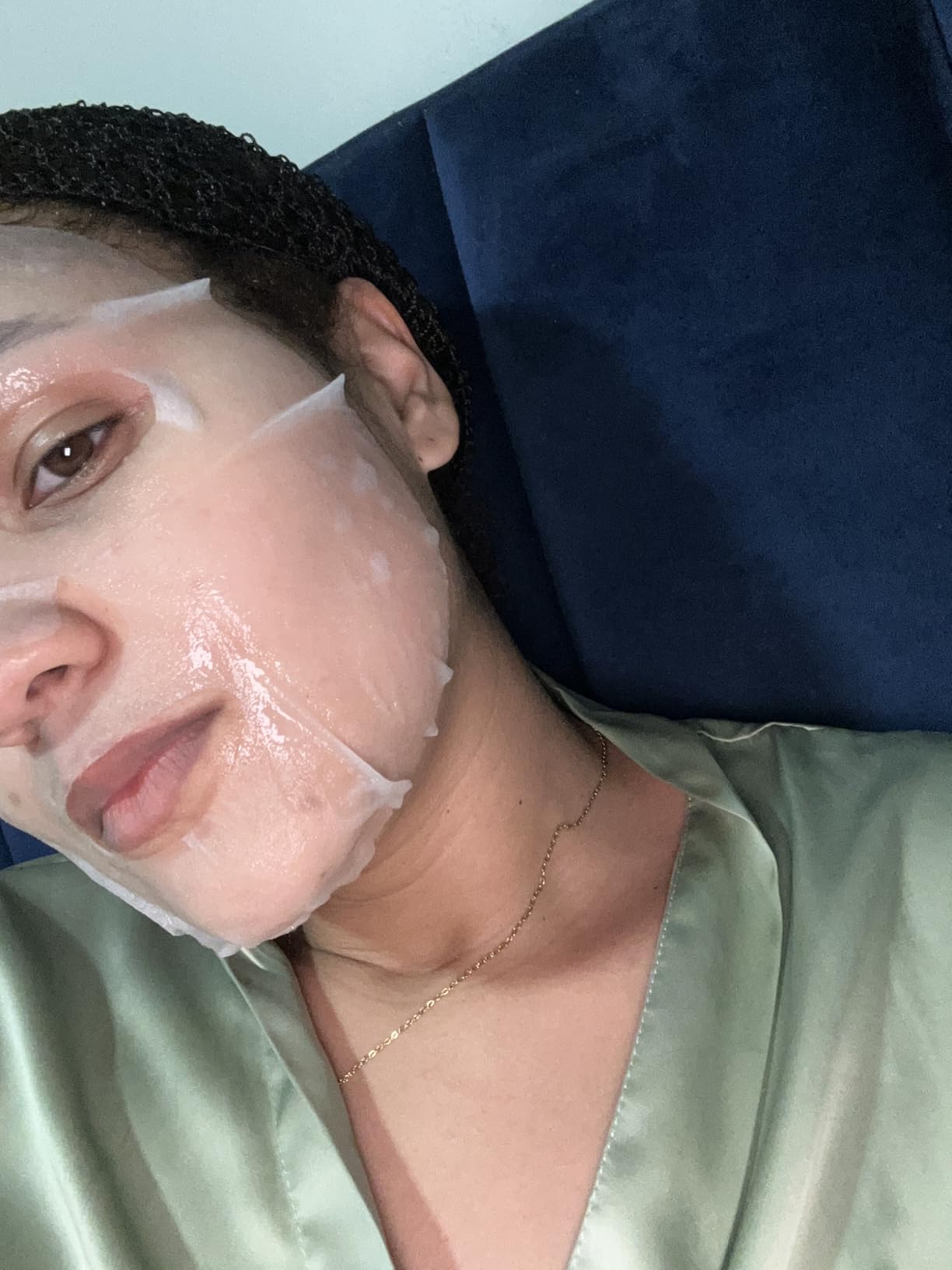 COSRX Advanced Snail Mucin Glass Glow Hydrogel Face Masks Skincare 3 EA, Collagen Face Mask, Travel Essentials, Overnight Face Mask, Korean Skin Care customer photo 1