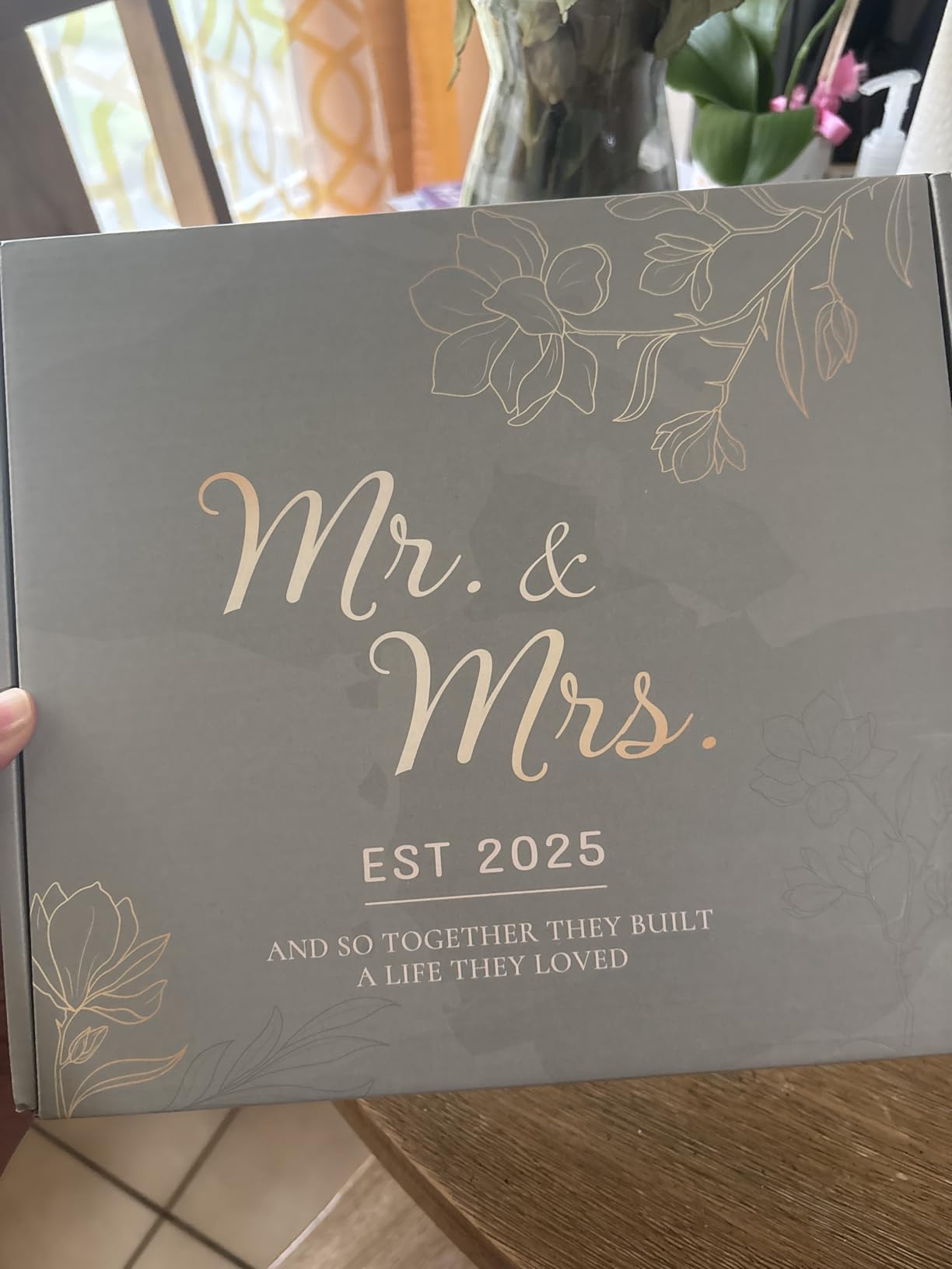 Wedding Gifts for Couples Personalized Wedding Gifts for Newlyweds Gift Wedding Picture Frame Mr and Mrs Wedding Presents for Newlyweds Bridal Shower Gift for Bride customer photo 1