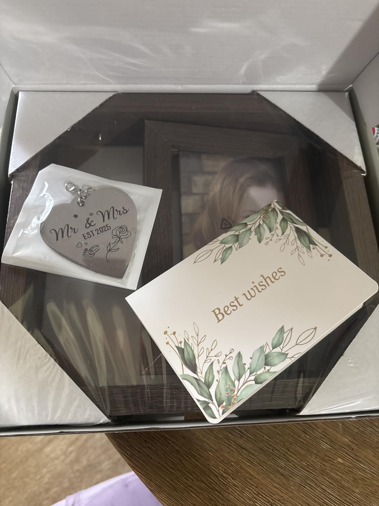 Wedding Gifts for Couples Personalized Wedding Gifts for Newlyweds Gift Wedding Picture Frame Mr and Mrs Wedding Presents for Newlyweds Bridal Shower Gift for Bride customer photo 2