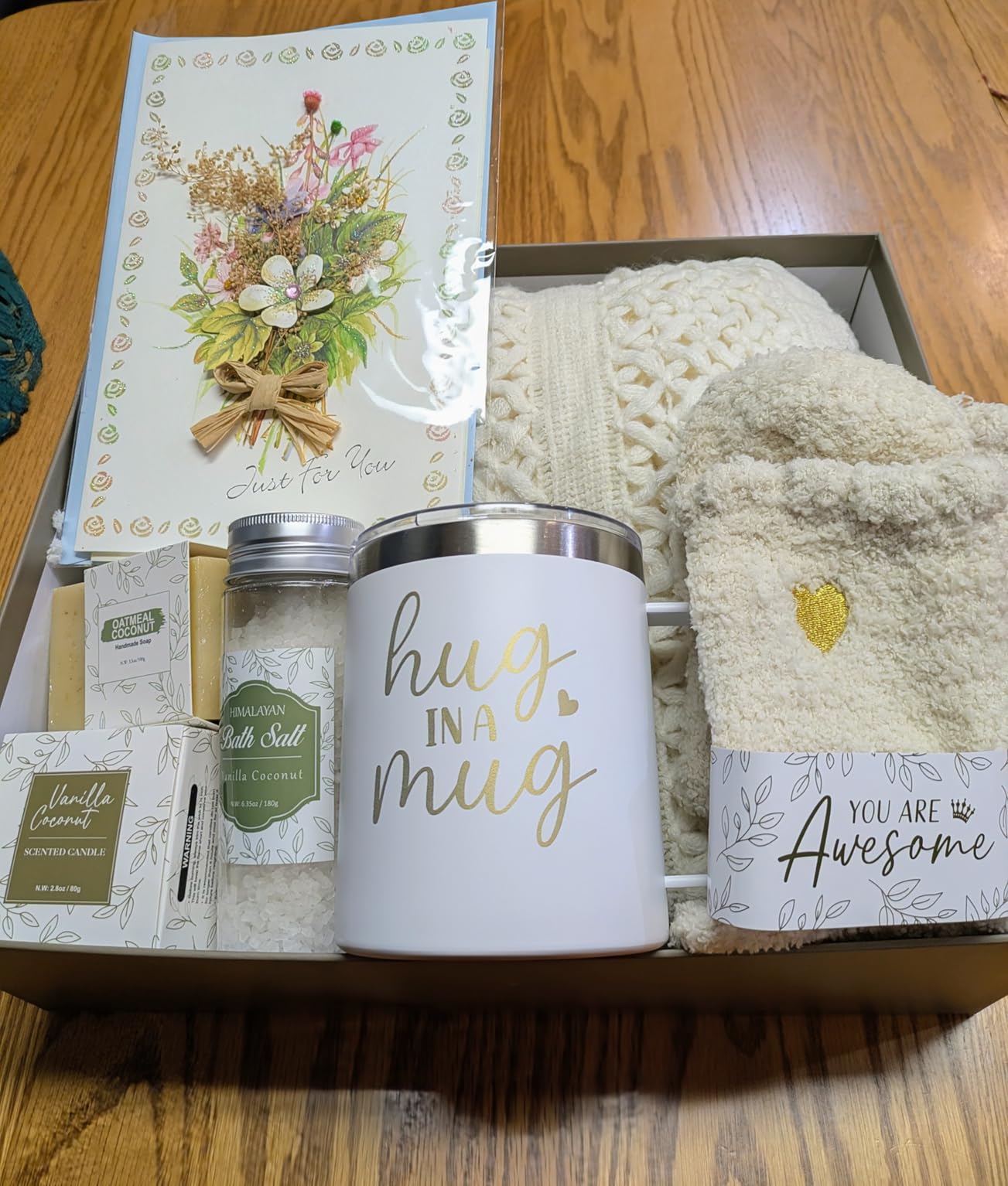 Self Care Gifts for Women Get Well Soon Gifts, Birthday Gifts for Women Care Package, Sympathy Gift Baskets Spa Gifts Thinking of You Inspirational Easter Gifts for Her Mom Sister Wife Girlfriend customer photo 2