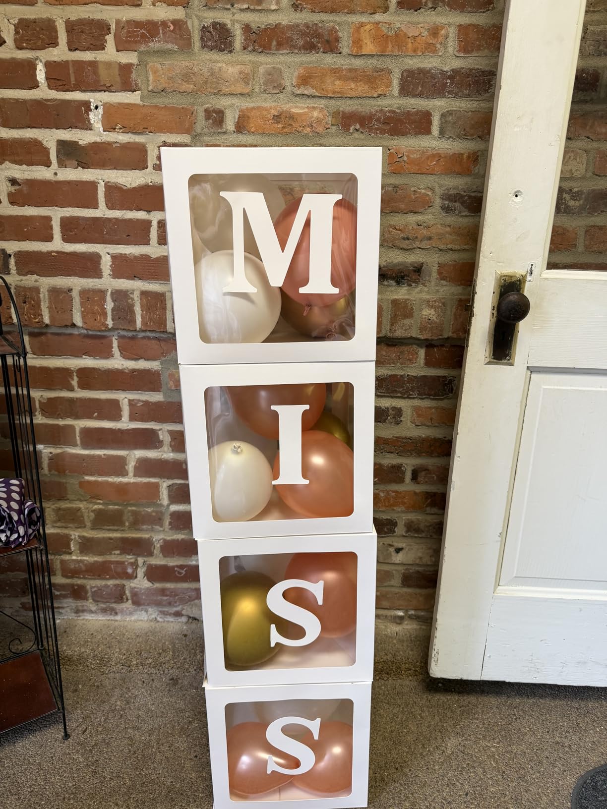 261 Pc Premium Engagement Party Decorations Kit - Elegant Mr. & Mrs. Wedding Balloons, Happy Engagement Banner, Diamond Ring White Gold Balloons, Cupcake Toppers - Classy Bride To Be Decor customer photo 2