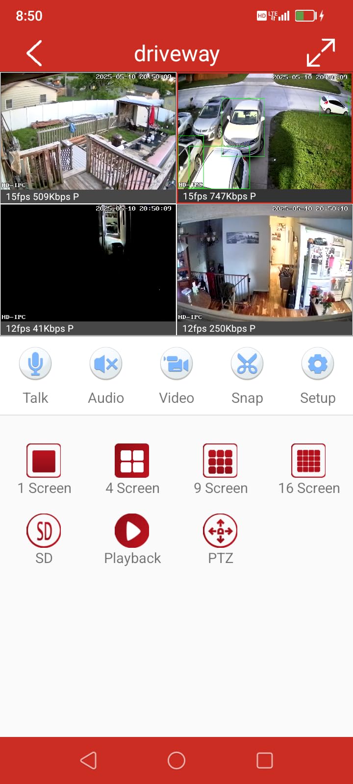 PoE Security Camera System Surveillance NVR Kits, 4pcs Cameras with Person/Pet/Vehicle Detection for 24-7 Recording (500GB HDD Inside) customer photo 2
