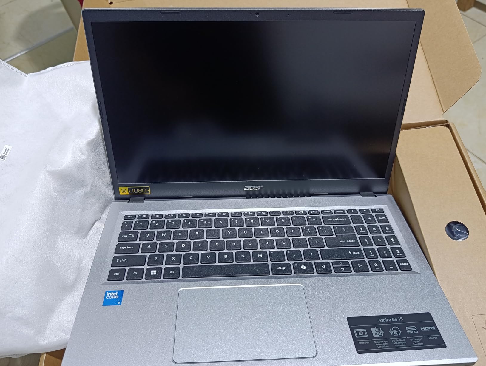 acer Aspire Go 15 AI Ready Laptop, 15.6