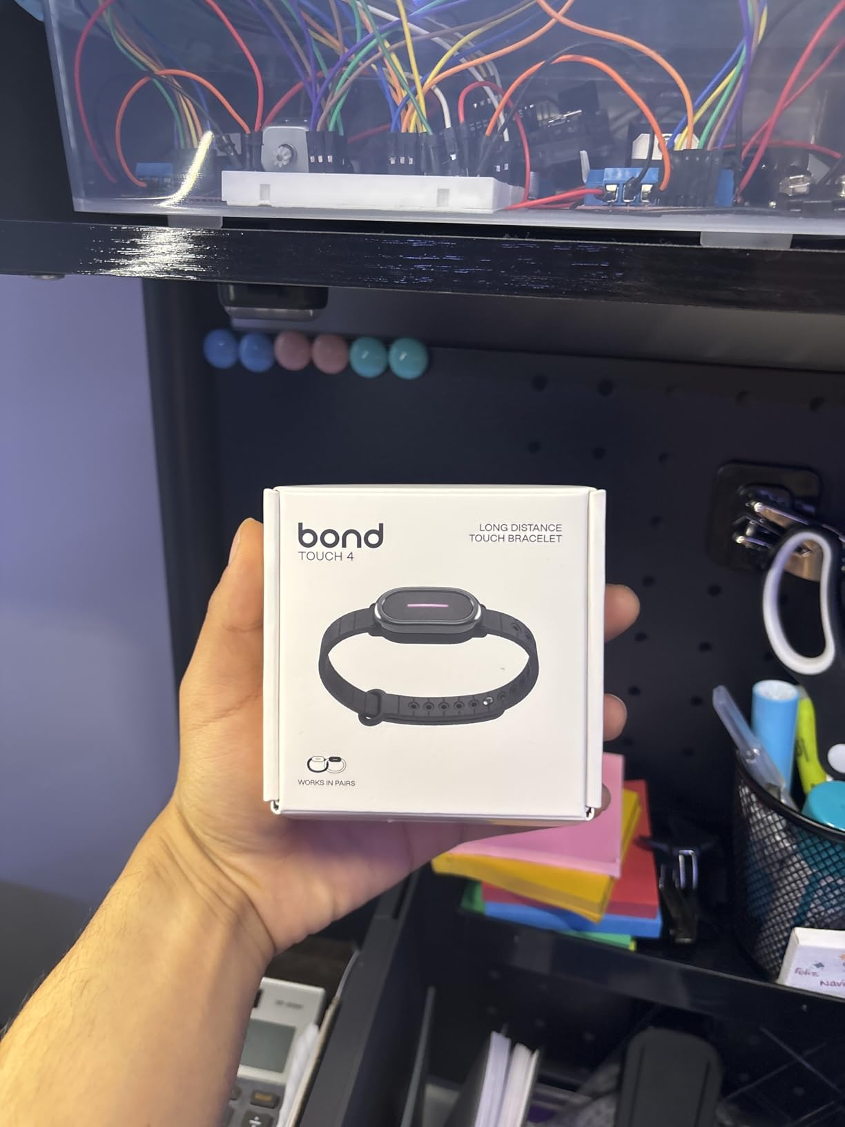 BOND TOUCH 4 - Long Distance Relationship Bracelets for Couples (Set of 2) - Feel Each Other's Touch Across Any Distance | Long Distance Relationship Gift for Couples | Matching Couple Bracelets customer photo 1