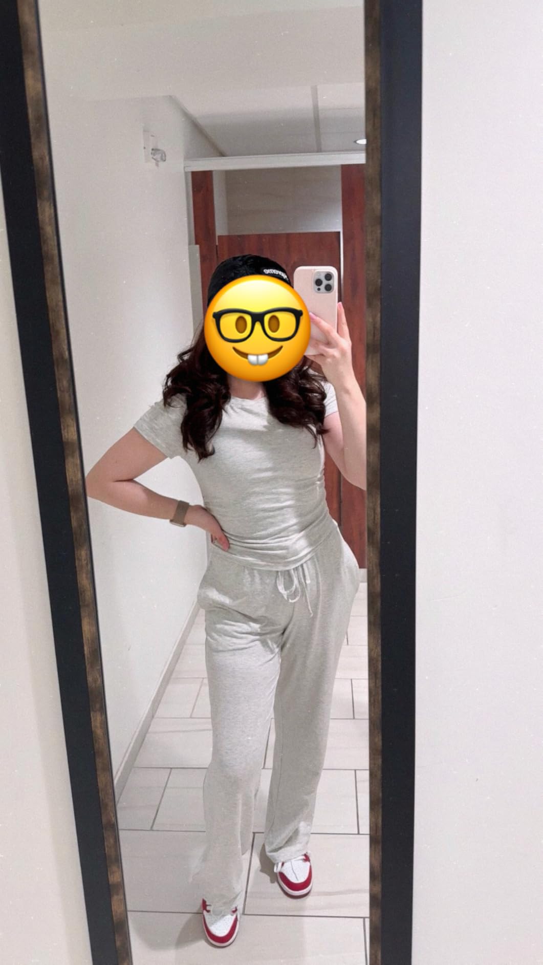 2 Piece Matching Summer Sweatsuit Lounge Set Womens Wide Leg Pants Side Ruching Crop Top Sets customer photo 1