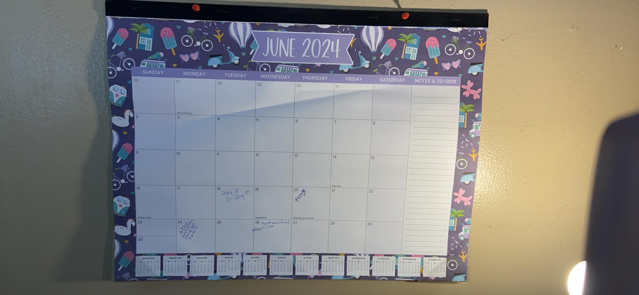 bloom daily planners 2026 Desk Calendar - January to December Large Wall Calendar - 21