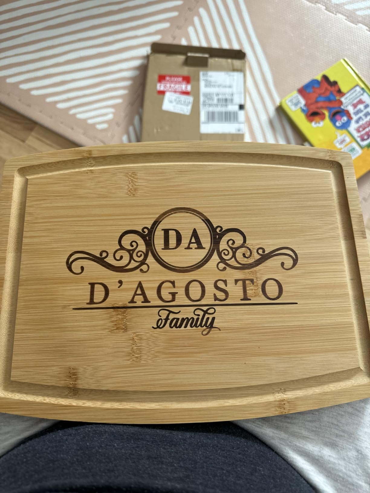 Personalized Cutting Board - Custom Engraved Grilling Gifts for Men, Birthday, Wedding, Housewarming - Ideal Present for Man, Dads, Husbands, Newlyweds, Perfect for Grill, Valentines Day Gifts for Him customer photo 1
