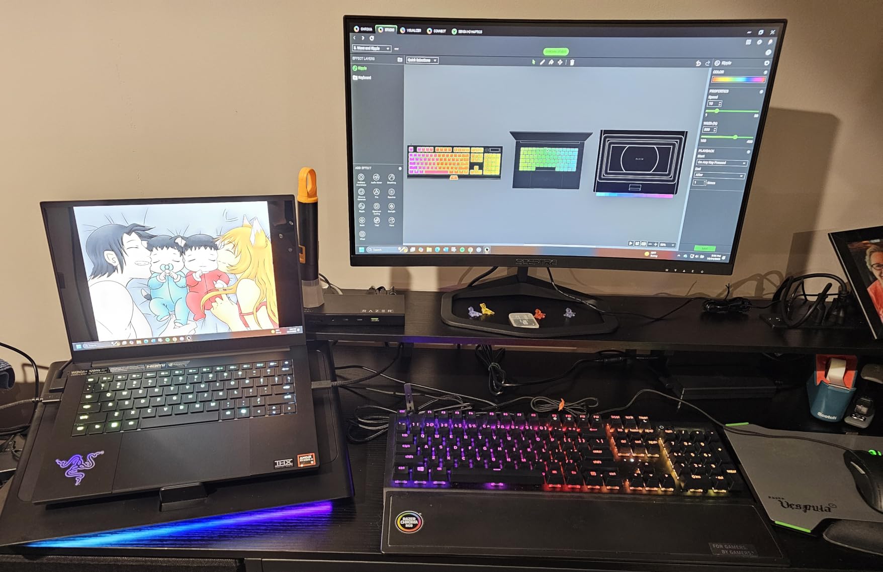 Blade 14 (2025) Gaming Laptop: NVIDIA GeForce RTX 5070 - AMD Ryzen AI 9 365 CPU - 3K 120Hz OLED Display - 32GB LPDDR5X RAM - 1TB SSD - Thin & Lightweight - Chroma RGB - Windows - Black customer photo 1