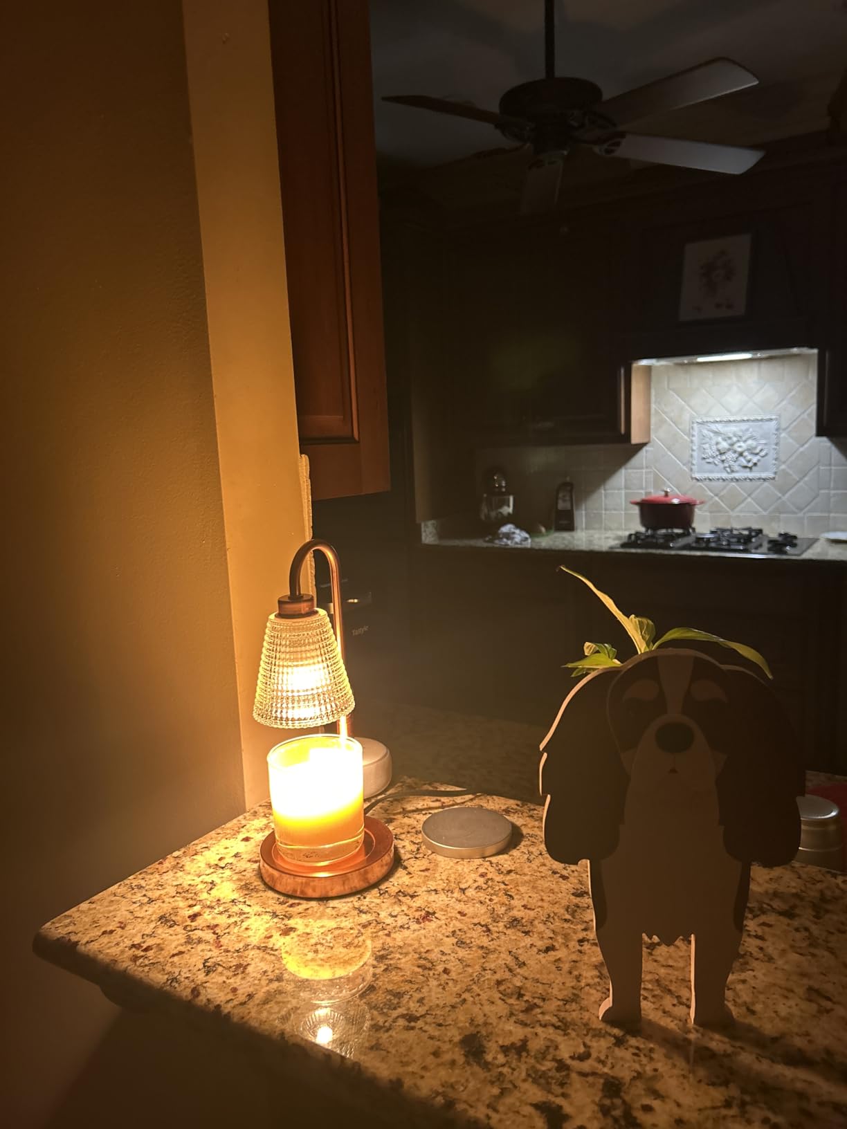 Innqoo Candle Warmer Lamp with Timer, Dimmable Candle Warmer for Jar Candles, Height Adjustable Wax Melts Warmer, Birthday Gifts for Women Mom, House Warming Gifts New Home Decor customer photo 2