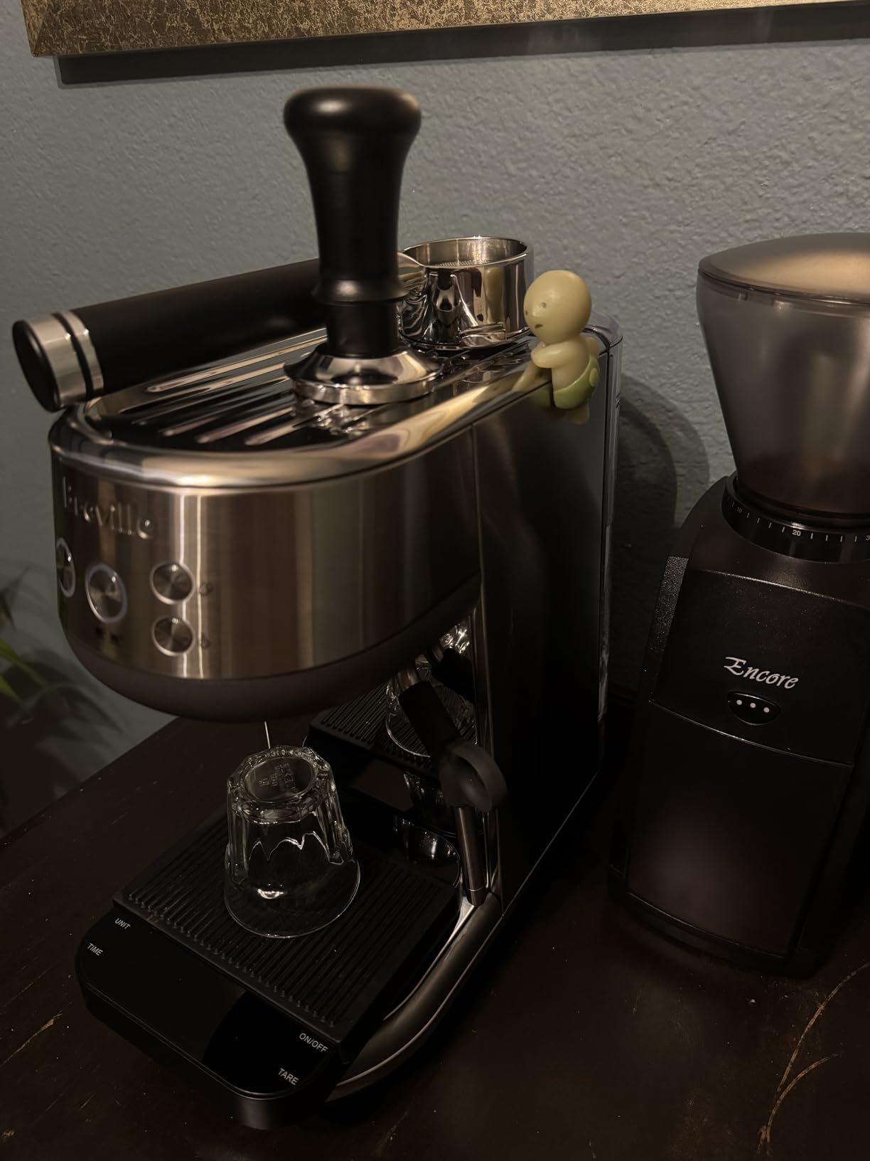 Premium Pour Over Coffee Scale with Timer, 0.1g High Precision Digital Espresso Scale for Portafilter Weighing & Coffee Beans. Large Wide Base Gram Scale for Kitchen, Chemex & French Press (Black) customer photo 1