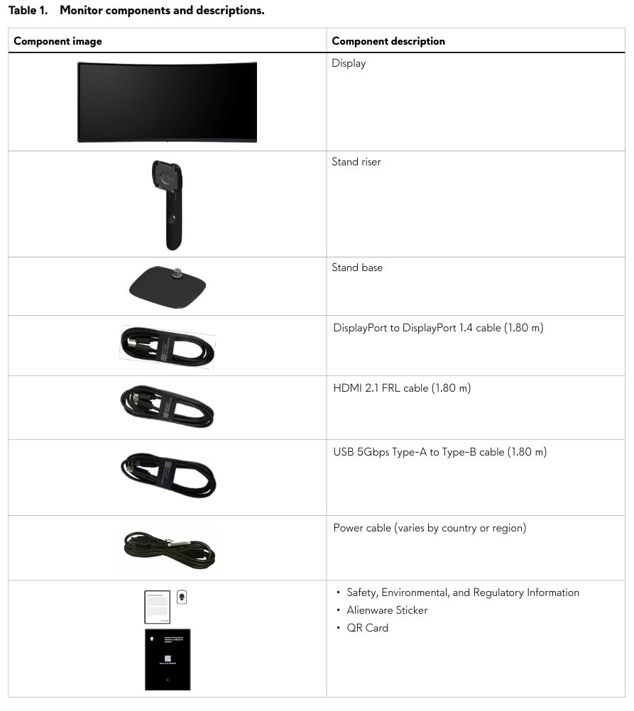 Alienware 34 Curved Gaming Monitor AW3425DWM 34-inch WQHD 180Hz 1ms Display 1500R AMD FreeSync Premium customer photo 2