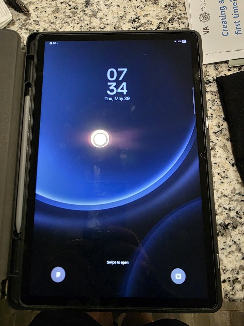 Galaxy Tab S9 FE+ Plus Android Tablet (12.4 inch Touchscreen, 8GB RAM, 256GB Storage, Long Battery Life, S Pen, 1 Front Camera + 2 Rear Cameras, Lightweight Durable Design) SM-X610 customer photo 2