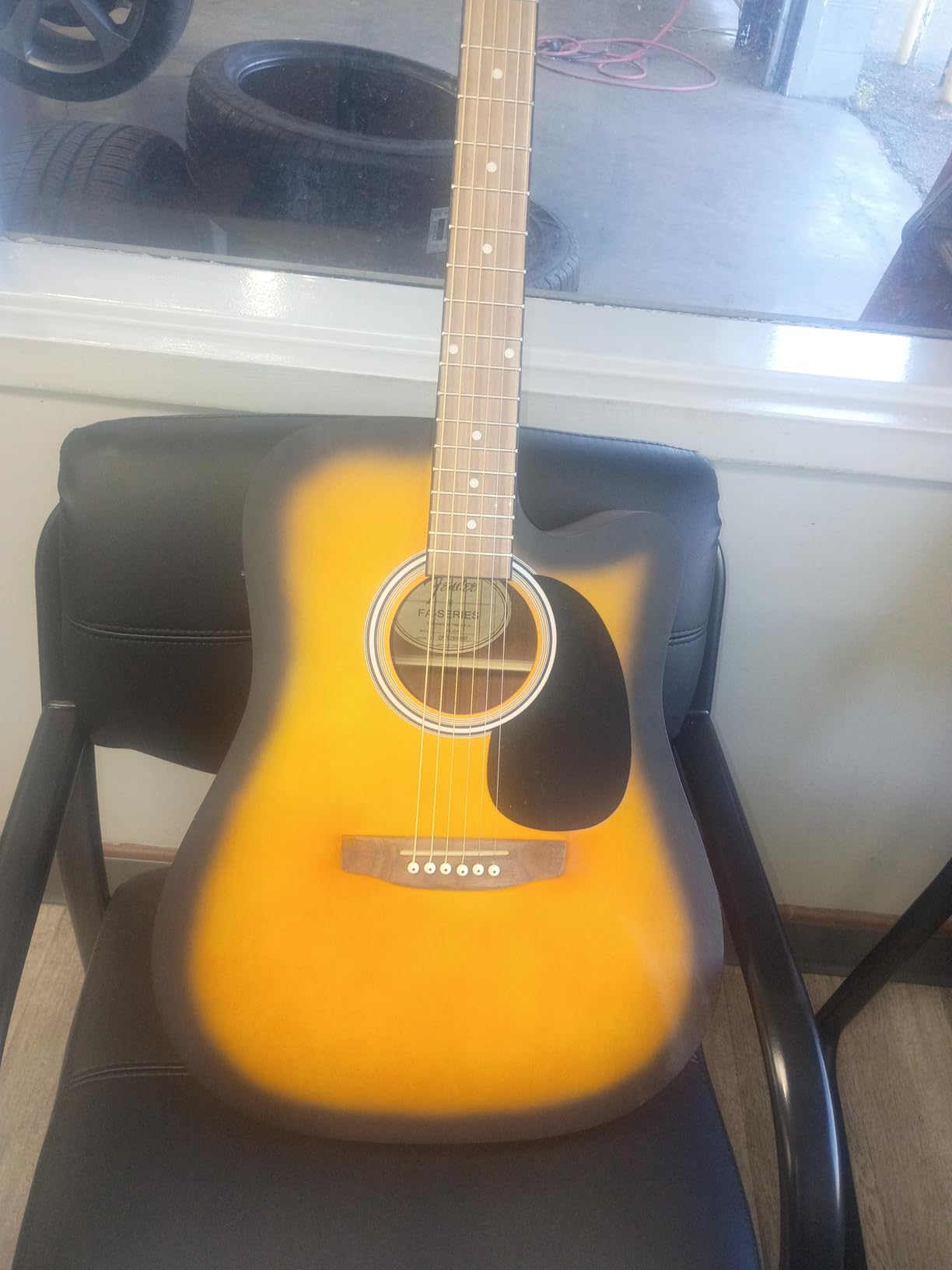Fender FA Series Dreadnought Acoustic-Electric Guitar - 2-Color Sunburst customer photo 1