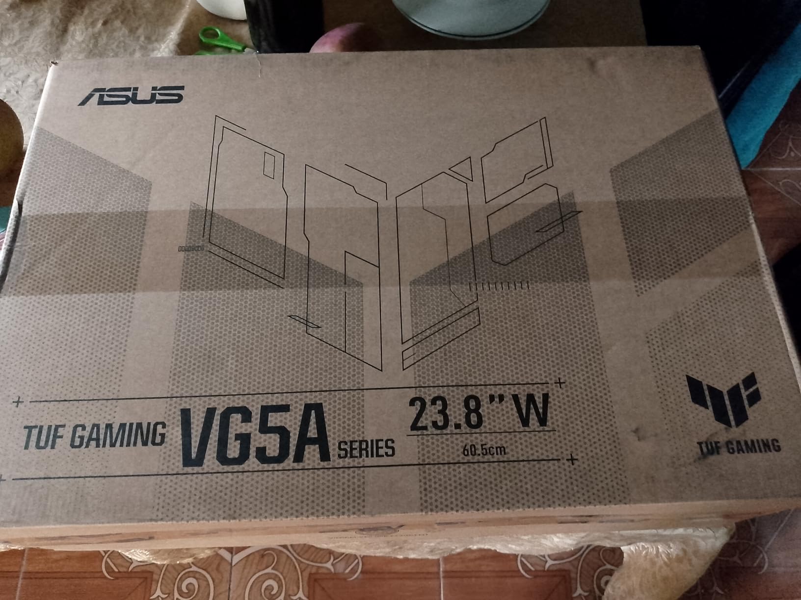 ASUS TUF Gaming 24 inch (23.8 inch viewable) 1080P Monitor (VG249QE5A) - FHD, 144Hz Overclock to 146Hz, IPS, Extreme Low Motion Blur Sync, 1ms, Speakers, Variable Overdrive, DisplayWidget Center, 3yr Warranty customer photo 1
