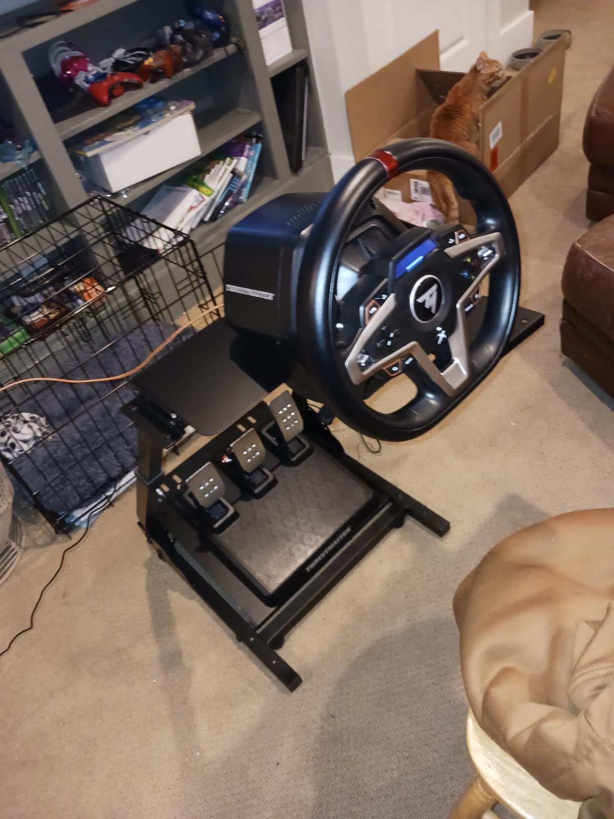 Thrustmaster T248R Racing Wheel & Magnetic Pedals for PS5, PS4 & PC - 3.1 Nm Hybrid Drive Force Feedback, Magnetic Paddle Shifters and Interactive LCD Display customer photo 1