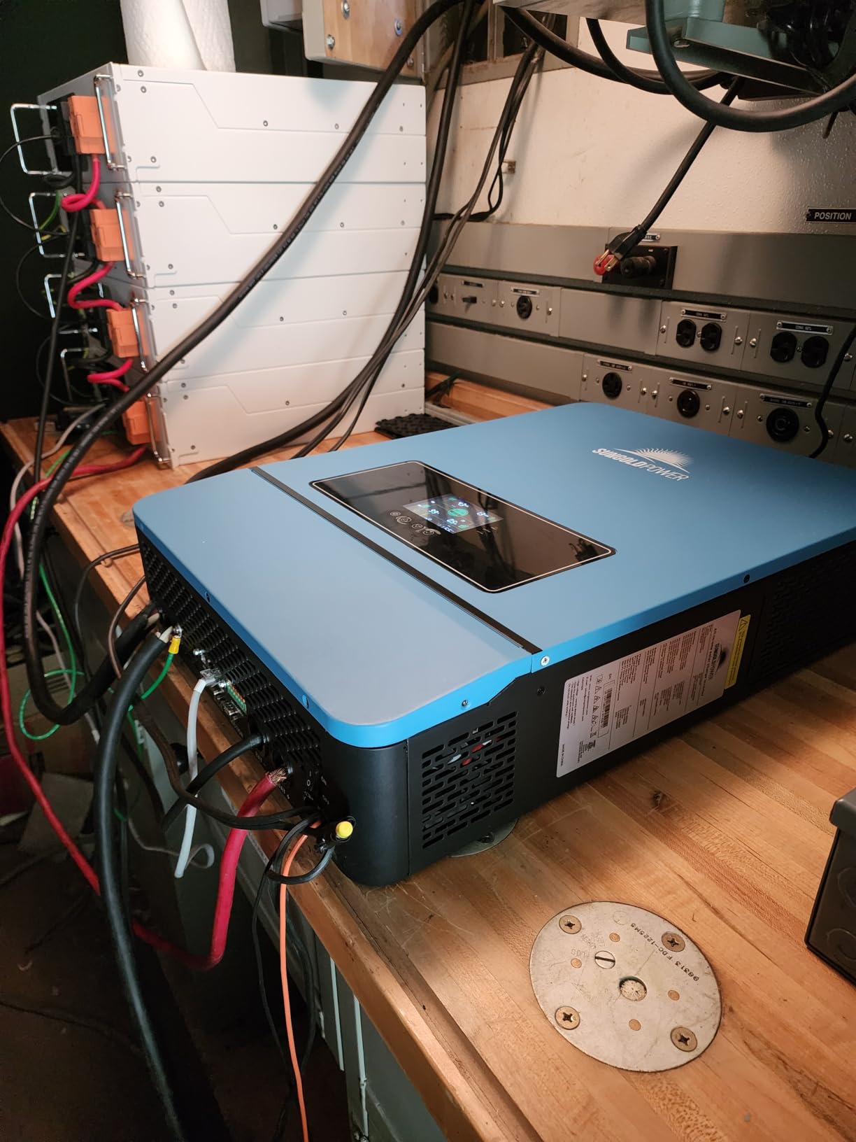 SUNGOLDPOWER 10000W 48V Solar Inverter, Built-in 2 MPPTs, Max 200A Battery Charging, Split Phase AC Input/Output 120V/240V(settable), Pure Sine Wave (WiFi and BMS COMM) UL1741 SPH10048P customer photo 1