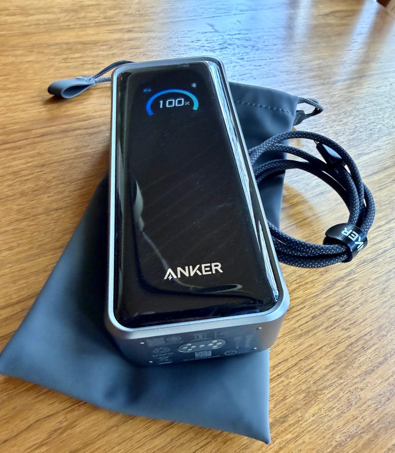 Anker Prime Power Bank, 26,250mAh 3-Port Portable Charger with 300W Max Output, Two-Way Charging, TSA-Approved, App Control, for MacBook, iPhone 17/16 Series, and More (Base Not Included) customer photo 2
