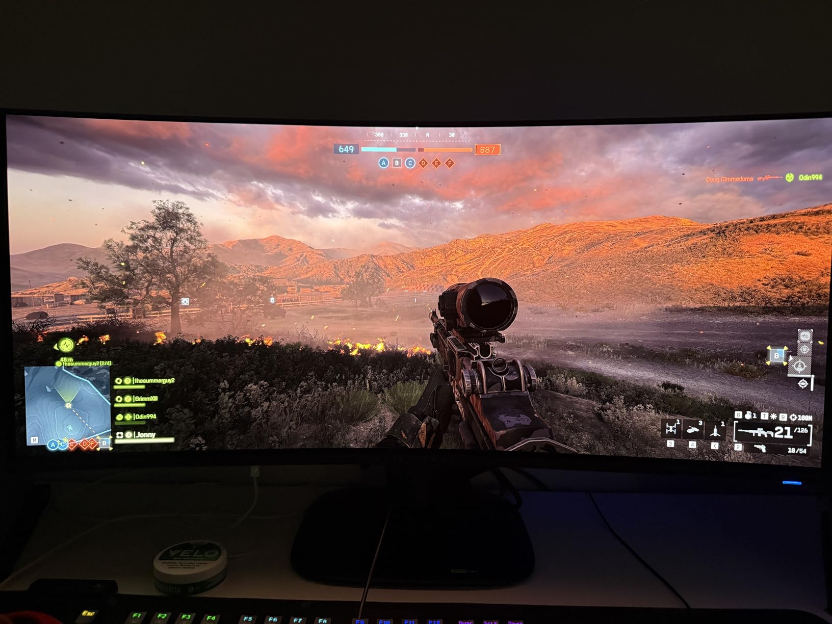 Alienware 34 240Hz QD-OLED Curved Gaming Monitor - AW3425DW - 34.2-inch WQHD (3440 x 1440) 0.03ms Display, 1800R Curve, AMD FreeSync Premium Pro, VESA AdaptiveSync customer photo 2