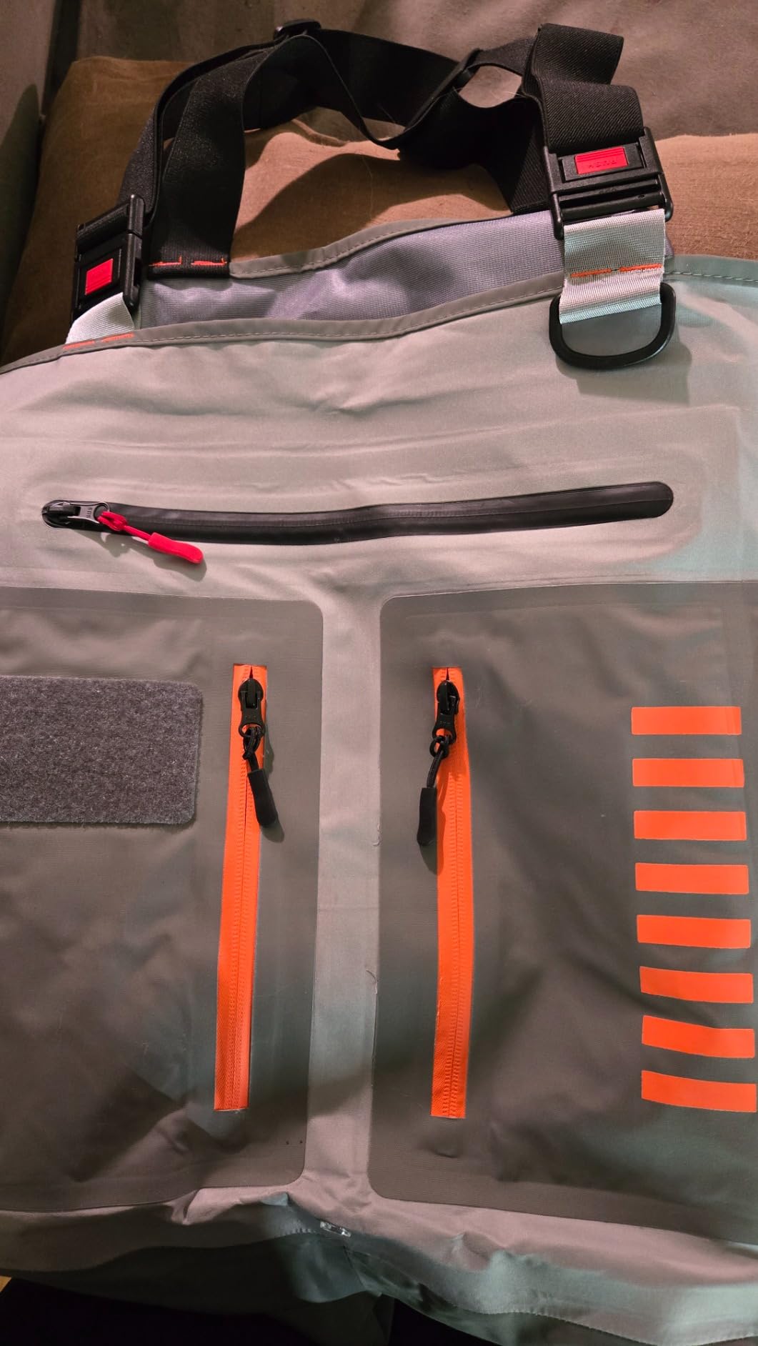 Breathable Waders for Men Women, Stocking Foot Waterproof Chest Waders, Lightweight Waders for Fly Fishing customer photo 2