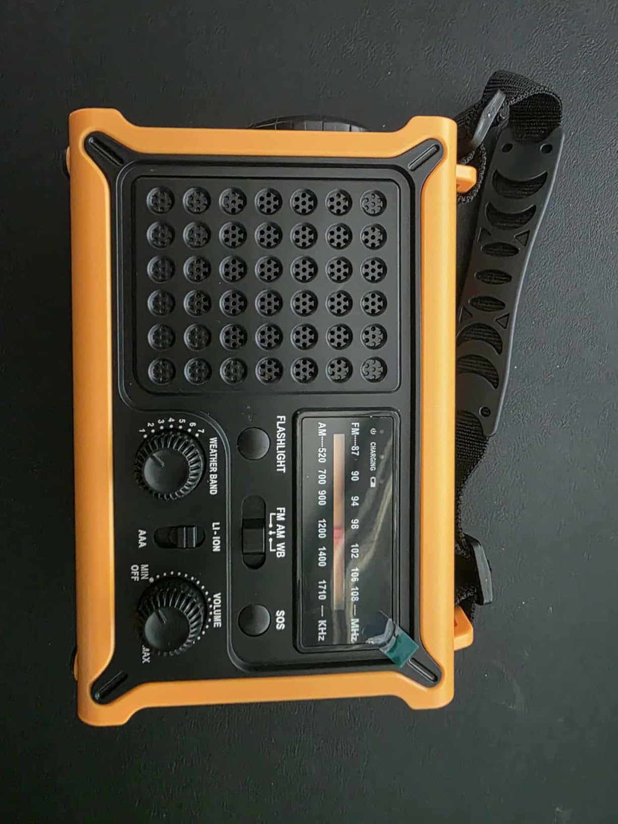 Emergency Weather Radio, NOAA Certified Solar Hand Crank Radio, 12000mAh Battery Operated Survival Gear with LED Flashlight, Reading Light & SOS Alarm, Essential for Power Outage, Hurricane & Camping customer photo 2