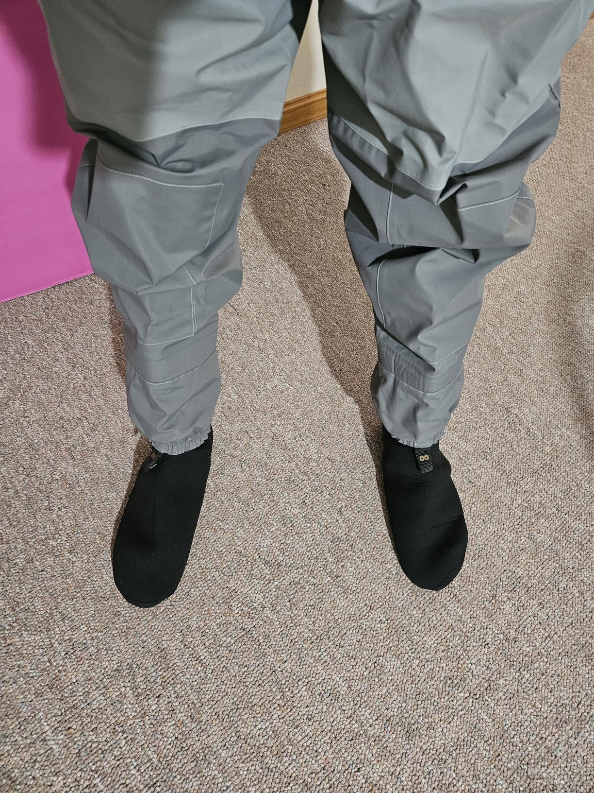 Fishing Waders for Men Waterproof Breathable Chest Wader with Insulated Stockingfoot for Fly Fishing, Hunting, Wading customer photo 2