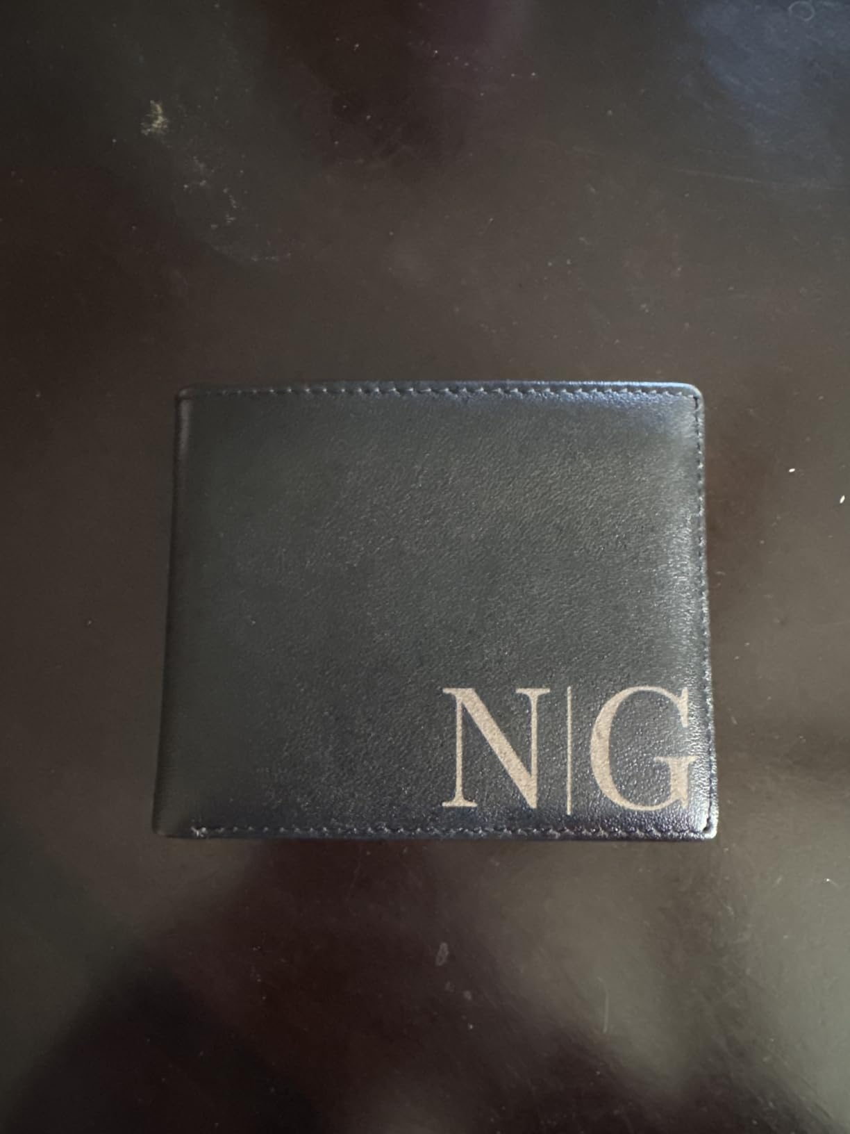 Custom Wallets for Men, Leather Wallets with Engraved Name, Personalized Gifts for Dad, Husband, Son, Boyfriend, Grandpa, Fathers Day Gift, Christmas Gifts, Valentines Day Gifts customer photo 1