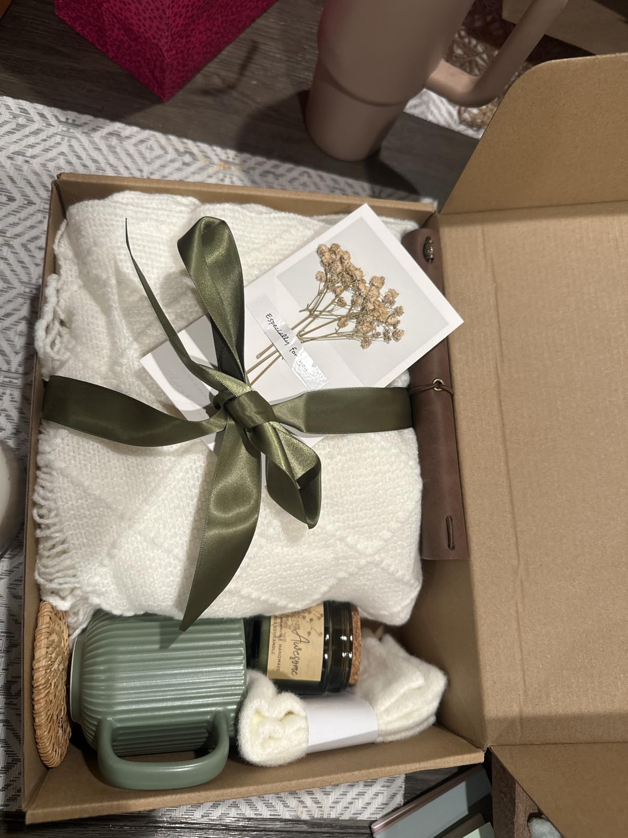 Anforsun Birthday Gifts for Women Self Care Gifts Get Well Soon Gifts, Care Package Gifts Basket for Women Mom Her Best Friends Sister Wife Girlfriend, Coworker customer photo 2
